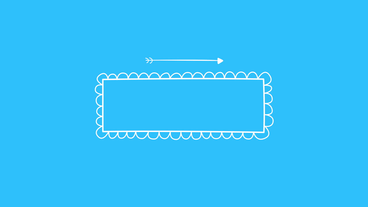 파란색 그라디엔트에 화살표가 있는  ⁇  레트로 프레임