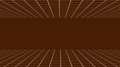 4k resolution perspective grid technology background, wire frame ground and ceiling, digital technology background - dynamic retro background - loopable - 4k box background loopable - motion retro colorful lines abstract background - brown background