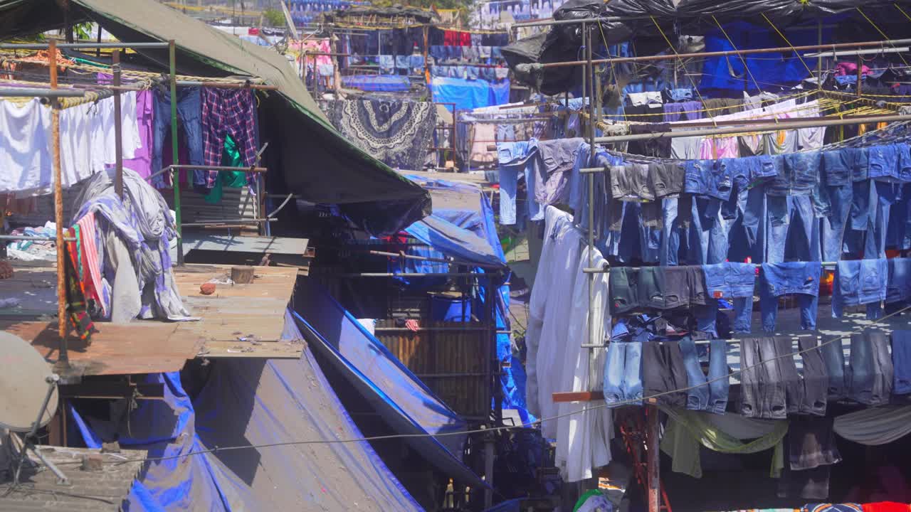 Mahalaxmi Dhobi Ghat open air laundry, Mumbai, Maharashtra