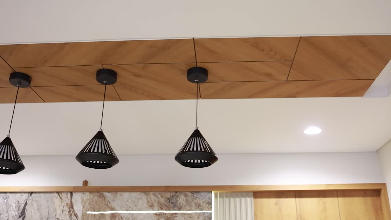 ceiling lighting in a house in the interior