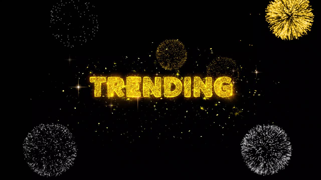 Trending Fireworks Graphic Design