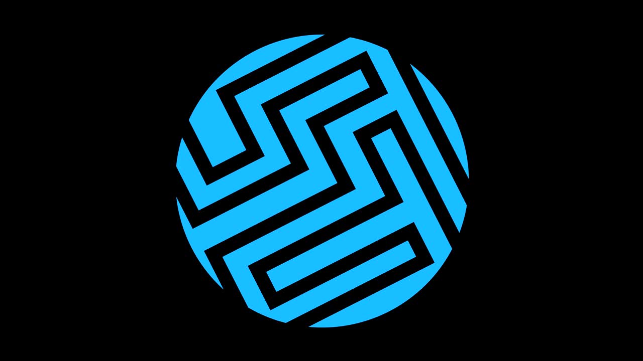 modelo de video 4k con efecto estroboscópico e hipnótico, en formato de video 16: 9.