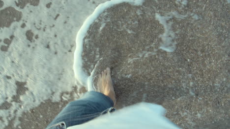 walk along the seashore