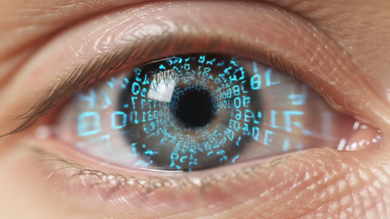 Exploring the Intersection of Technology and Perception in a Digital Eye: A Close-Up on Data Visualization Through the Human Eye