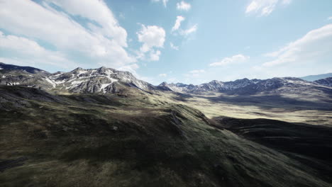 Kazakhstan-autmn-landscape-with-dry-grass-and-mountains