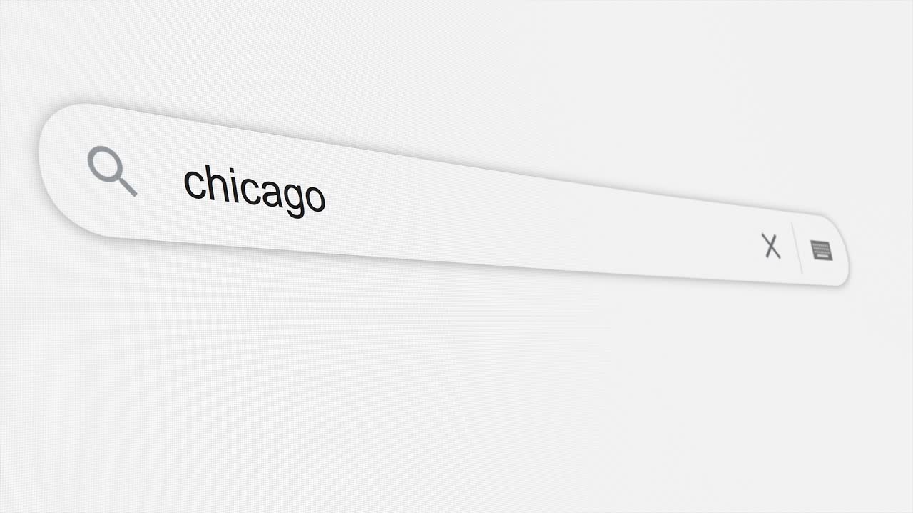 chicago se escribe en la barra de búsqueda