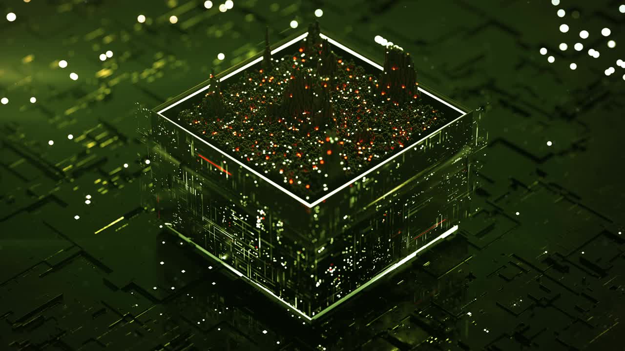 cpu는 데이터 흐름을 분석하고 3d 렌더링 애니메이션을 원활하게 루프합니다.