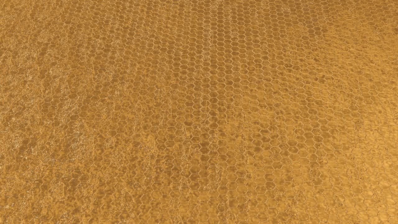 fondo de suelo hexagonal en forma de panal (con bucle)