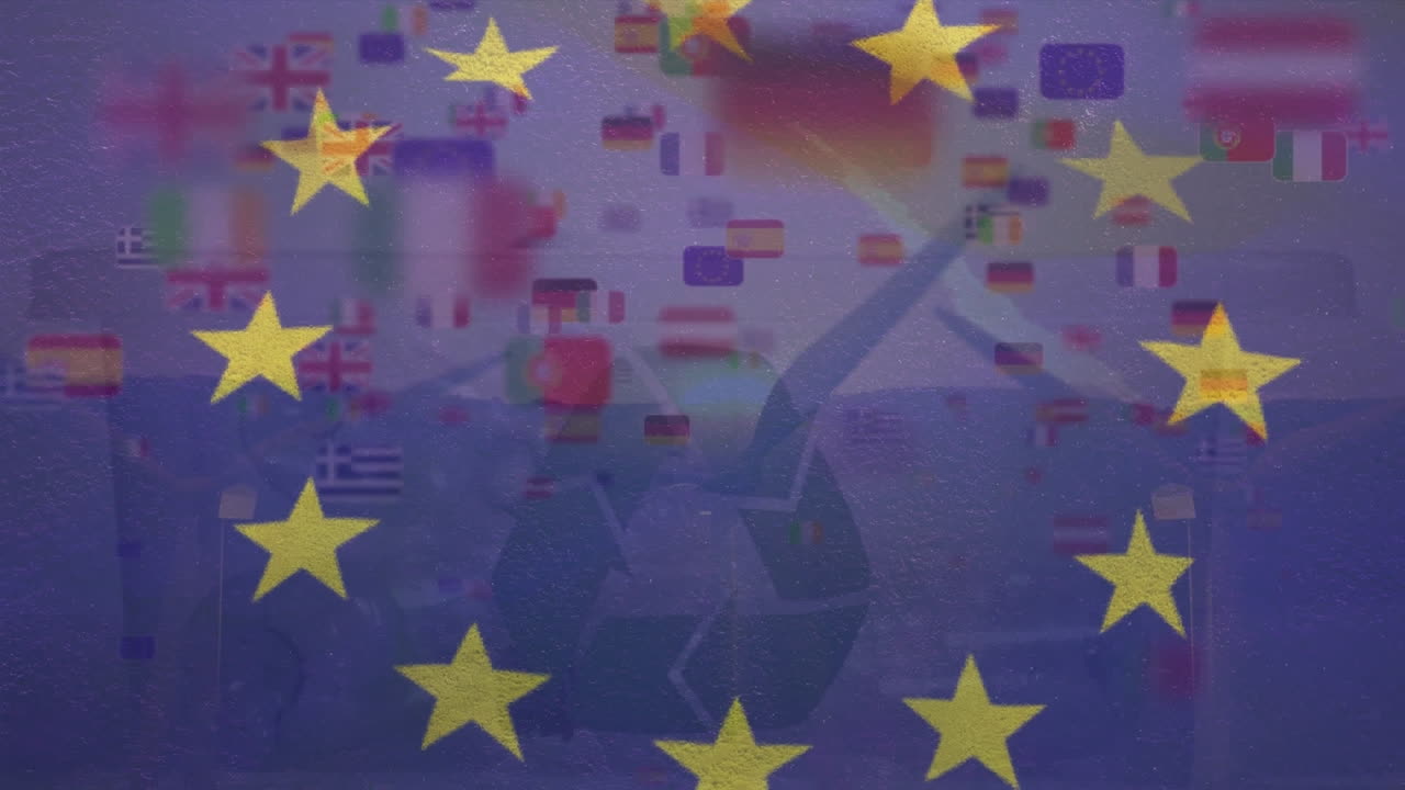 eu 발 위에 있는 발의 애니메이션