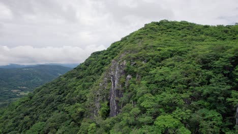 Beautiful aerial view of the mountains in Barra Honda National Park, Costa Rica