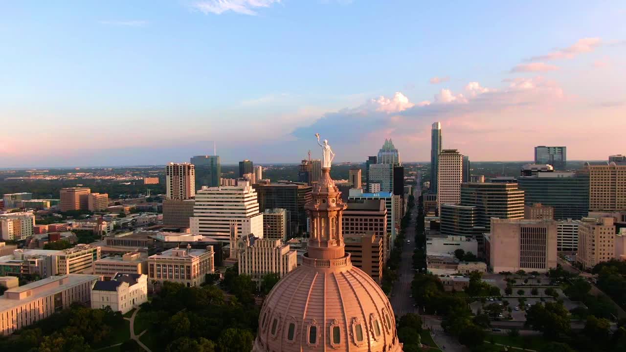 Austin Texas capitol dome rotation