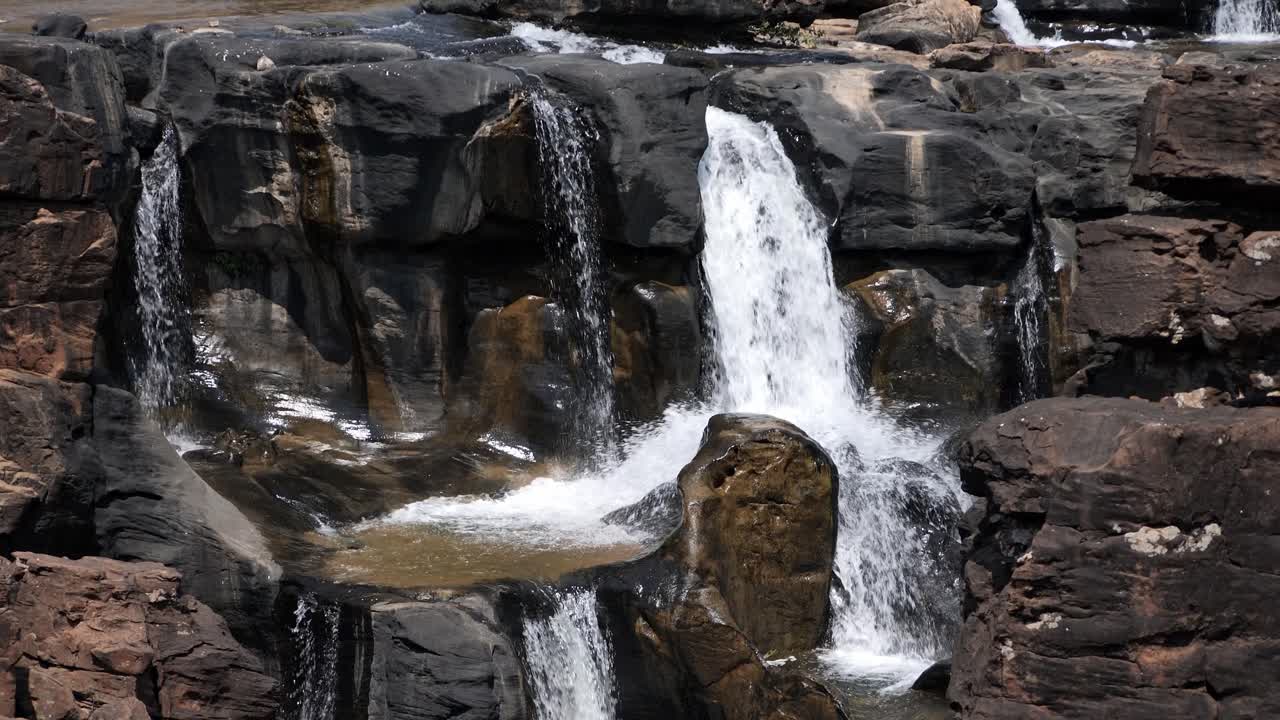 Bourke's Luck Potholes in South Africa are rock formations formed by erosion centuries ago