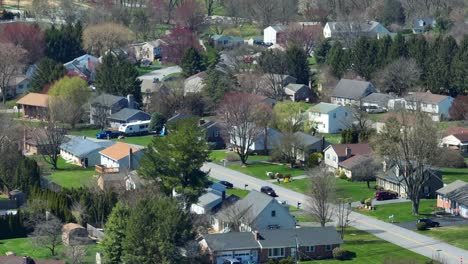 Aerial-shot-of-a-sprawling-residential-area