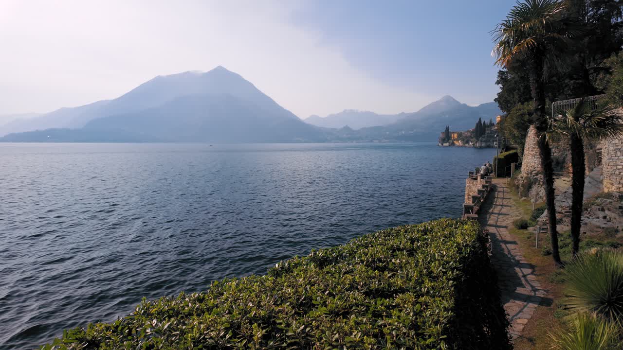 View of the Lake Como from Varenna, Italy