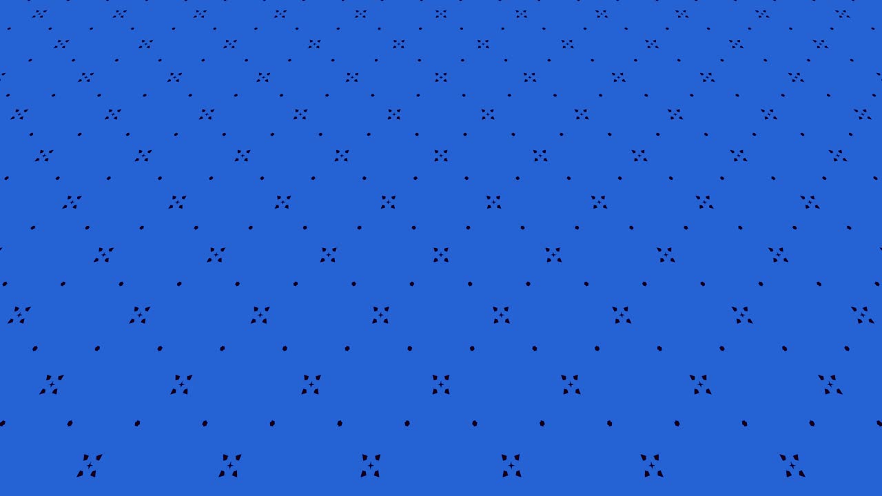 Graphic video pattern with geometric figures that tilts up and moves.