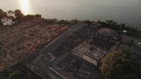 A-Ruin-Synagogue-Of-Capernaum-At-Kfar-Nahum,-Israel