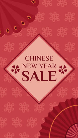 chinese new year sale poster