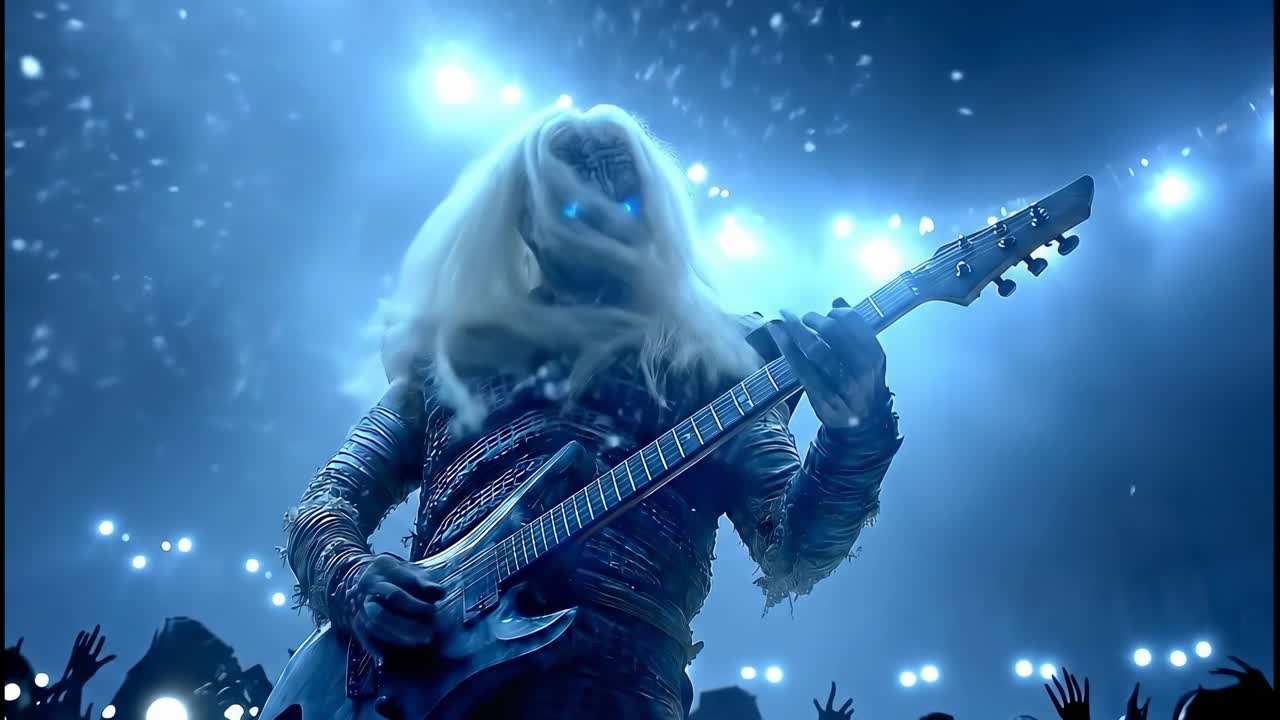 The Night King Playing Guitar at a Concert