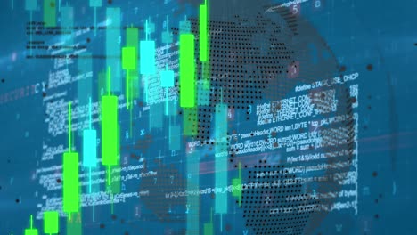 Animación-Del-Procesamiento-De-Datos-Sobre-El-Mundo