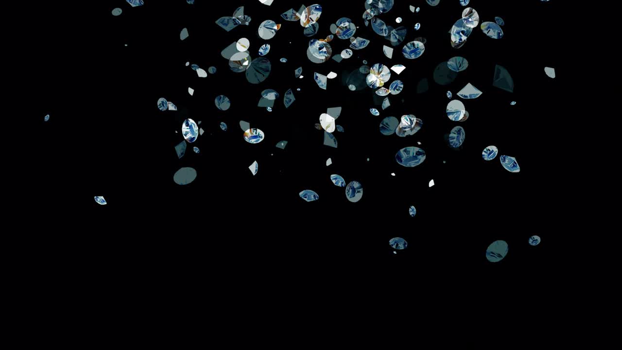 다이아몬드 입자 애니메이션 배경