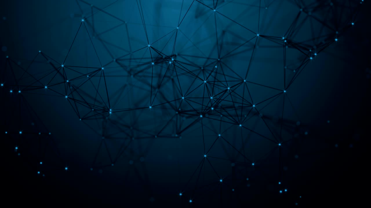 Plexus fantasy abstract technology.