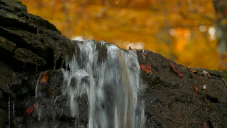 small waterfall from a mountain creek