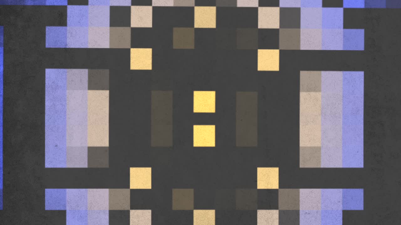 el paisaje urbano vibrante de pixel art, los edificios coloridos y las carreteras concurridas crean una escena urbana moderna.