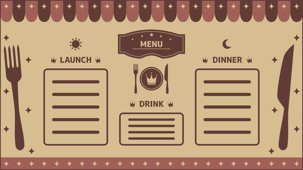 Vintage Restaurant Menudesign