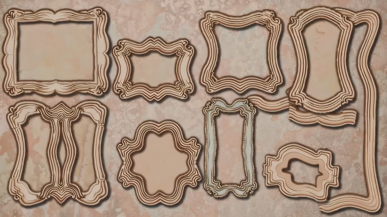 Collection of Decorative Vintage Frames