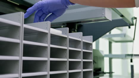 scientist handling samples in a modern laboratory