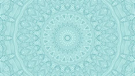 göttliche blaue mandala-animationsvektoren