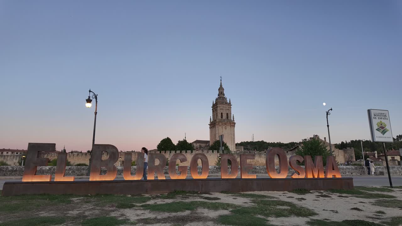 El Burgo de Osma, Spain at Dusk
