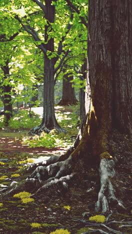 Sunlit Forest Path