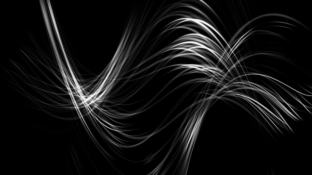 Abstract Black and White Waves