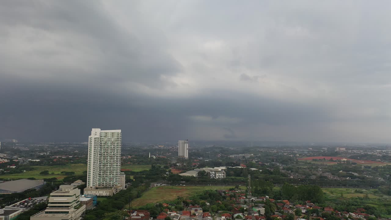 Cityscape on a Cloudy Day