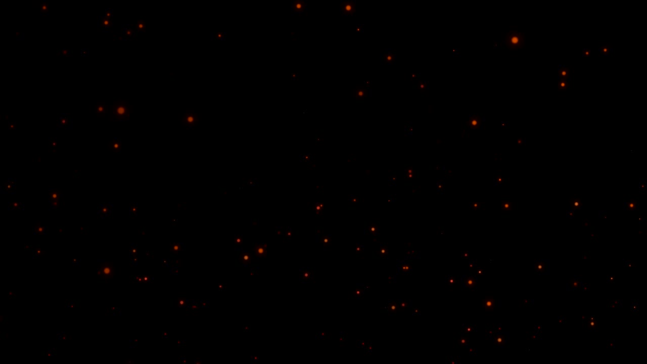 Abstract flying spark particles background