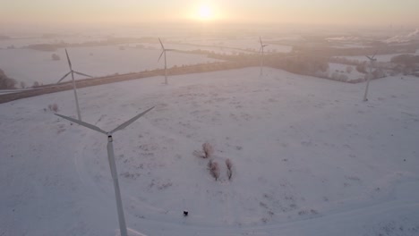 windmills spin as energy generators