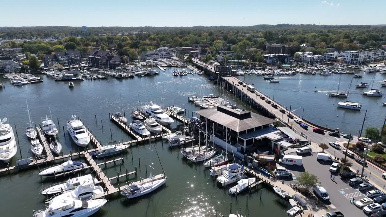 annapolis maryland ponte levatoio e barche