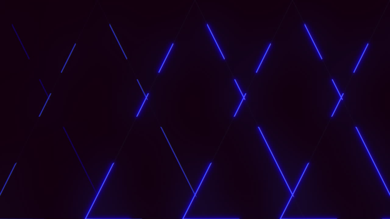 patrón triangular azul dinámico con brillo futurista