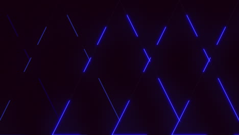 patrón triangular azul dinámico con brillo futurista