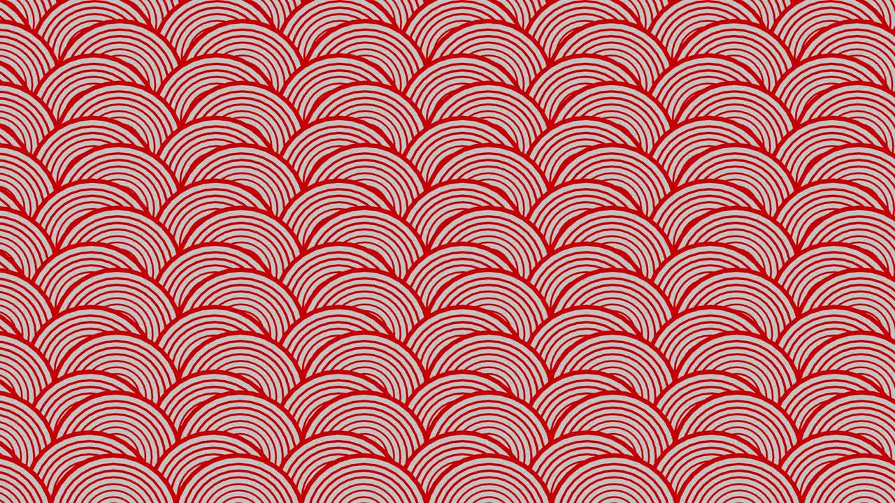 추상적인 일본 전통적 은 물 곡선 파동 패턴 배경 3d 렌더링