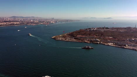 aerial view istanbul historical peninsula. 4k footage in turkey stock video europe, istanbul, turkey - middle east, 4k resolution, aerial view