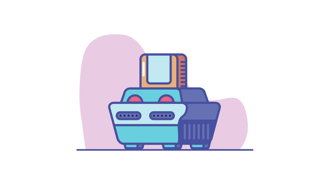 Retro Game Console Illustration