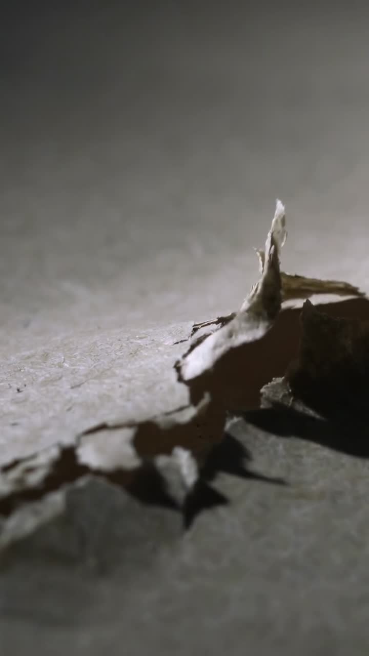 Detailed View of Peeling Paint and Cracks on a Worn Surface