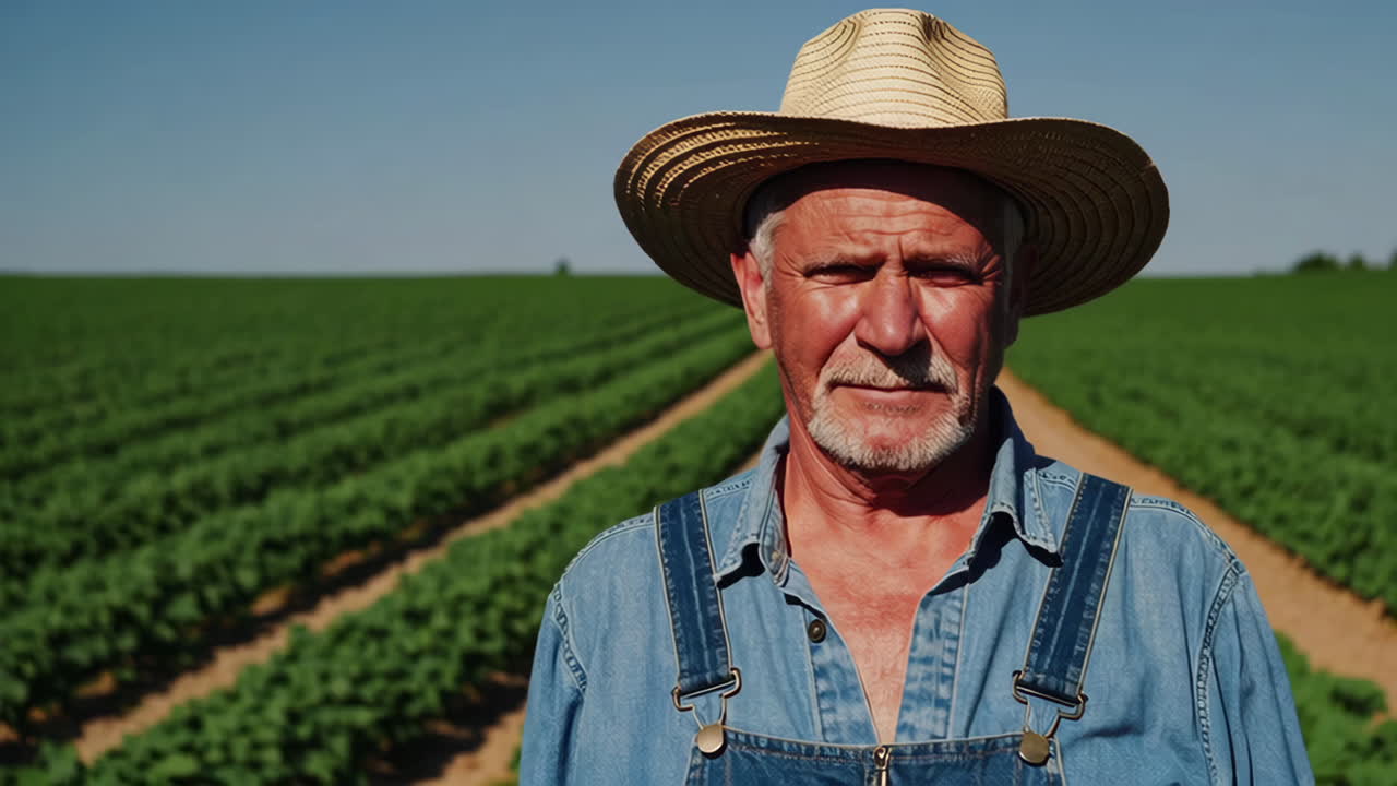 agricultor en un campo