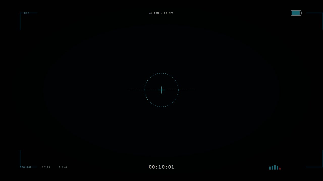 Digital Camera Viewfinder Interface Overlay