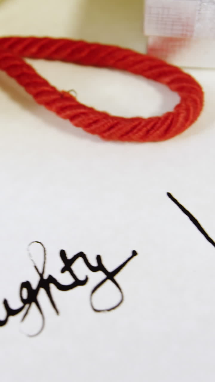 primer plano de papel con texto y pluma