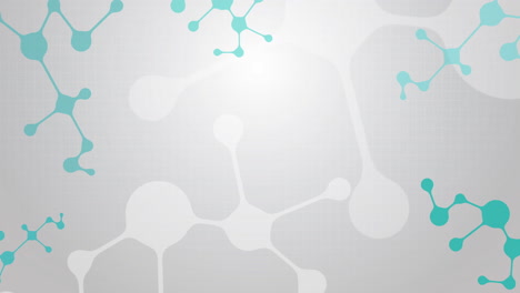 abstract molecules and global social media communication technology concept. copy space for content, business, infographic template. grey loop background.