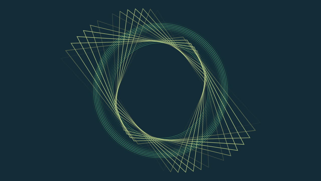 매끄럽고 대칭적인 복잡한 원형 디자인과 교차하는 선