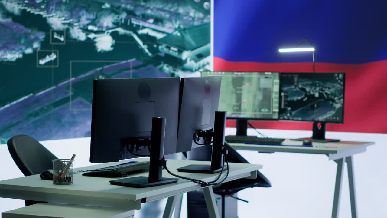 러시아의 빈 지휘 센터는 잘못된 정보를 퍼뜨리기 위해 하이테크 장비를 사용합니다.